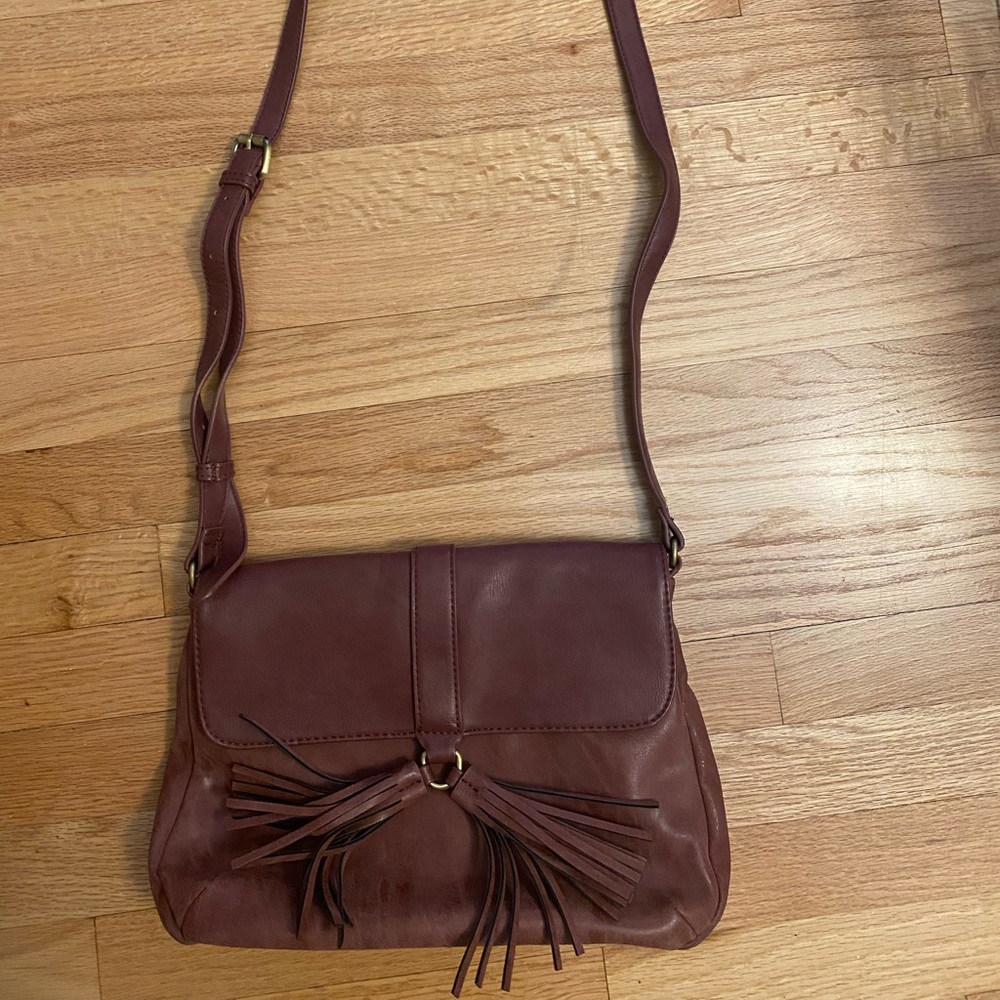 Purple Tassel Purse
